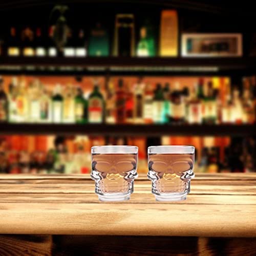 BIUDECO 4pièces Verres à Shot Créatifs Verre Pour Cocktails