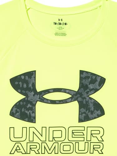 Image of Under Armour Boys' Tech Hybrid Printed Fill Short-Sleeve T-Shirt