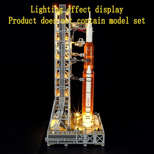GEAMENT LED Light Kit Compatible with Lego NASA Artemis Space Launch System - Lighting Set for Icons 10341 (Model Set Not Included) - Image 3