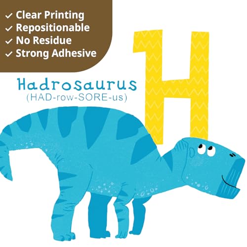 DECOWALL A-Z Dinosaur Alphabet Vinilos Decorativos Pequeños miniatura 4