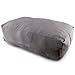Peace Yoga Zafu Meditation Yoga Cotton Rectangle Bolster Pillow Cushion - Gray