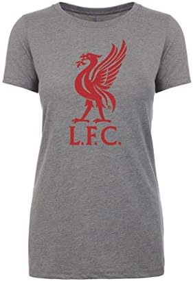 Anfield Shop Liverpool FC Womens Grey Liverbird T-Shirt