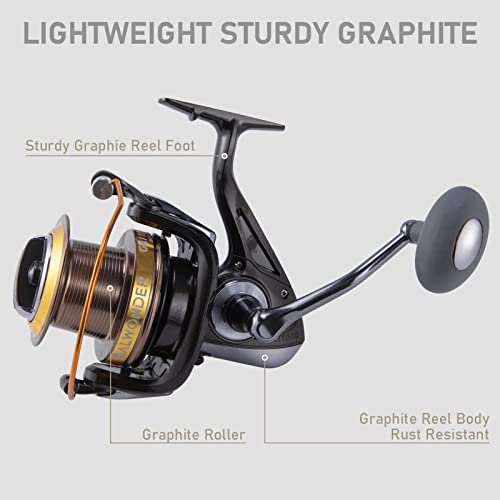 Alwonder ALRSS2A_KSZ_US Saltwater 10000 Spinning Reel For Surf Casting thumb #5