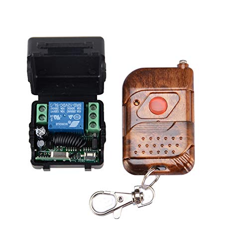 Lejin DC12V Door Access Remote Control Wireless Switch System Momentary Learning Transmitter Momentary Toggle Adjusted