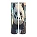 BTCOWZRV Anime Panda Face Winter Knee Socks for Men Women Fashion Comfortable Thigh-High Socks Warm Breathable Knee Stocking Suitable for Both Indoor Outdoor Activities.