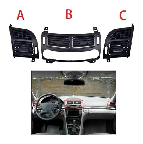 Déflecteur climatisation avant Benz W211 grille ventilation tableau de bord E200 E260 E300
