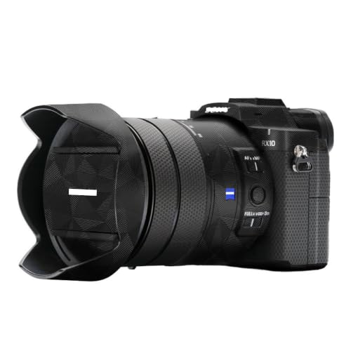 Mebont �J�����A�N�Z�T���[ Sony RX10M5�Ή� �J�����ɓK������ی쑕���X�e�b�J�[�ŁA�ώC�����A�ϖ��Ր���������J�����X�L���ی�t�B�����A����(Nordic Triangle Black)