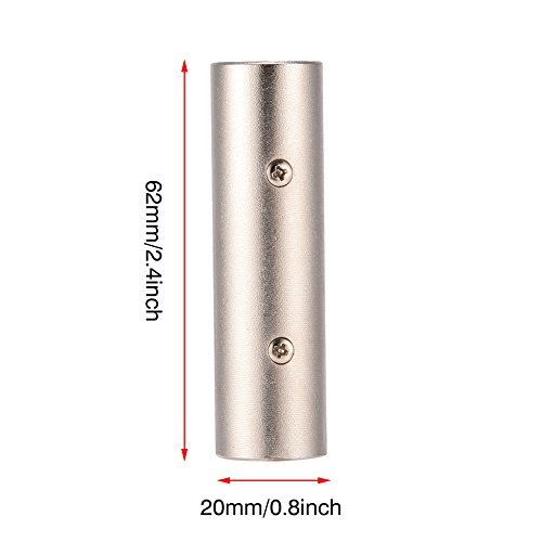 Zerone XLR naar 6,35 mm adapterstekker, 3-pins XLR 6,35 mm stekker naar XLR stekker professionele metalen constructie… - Image 7