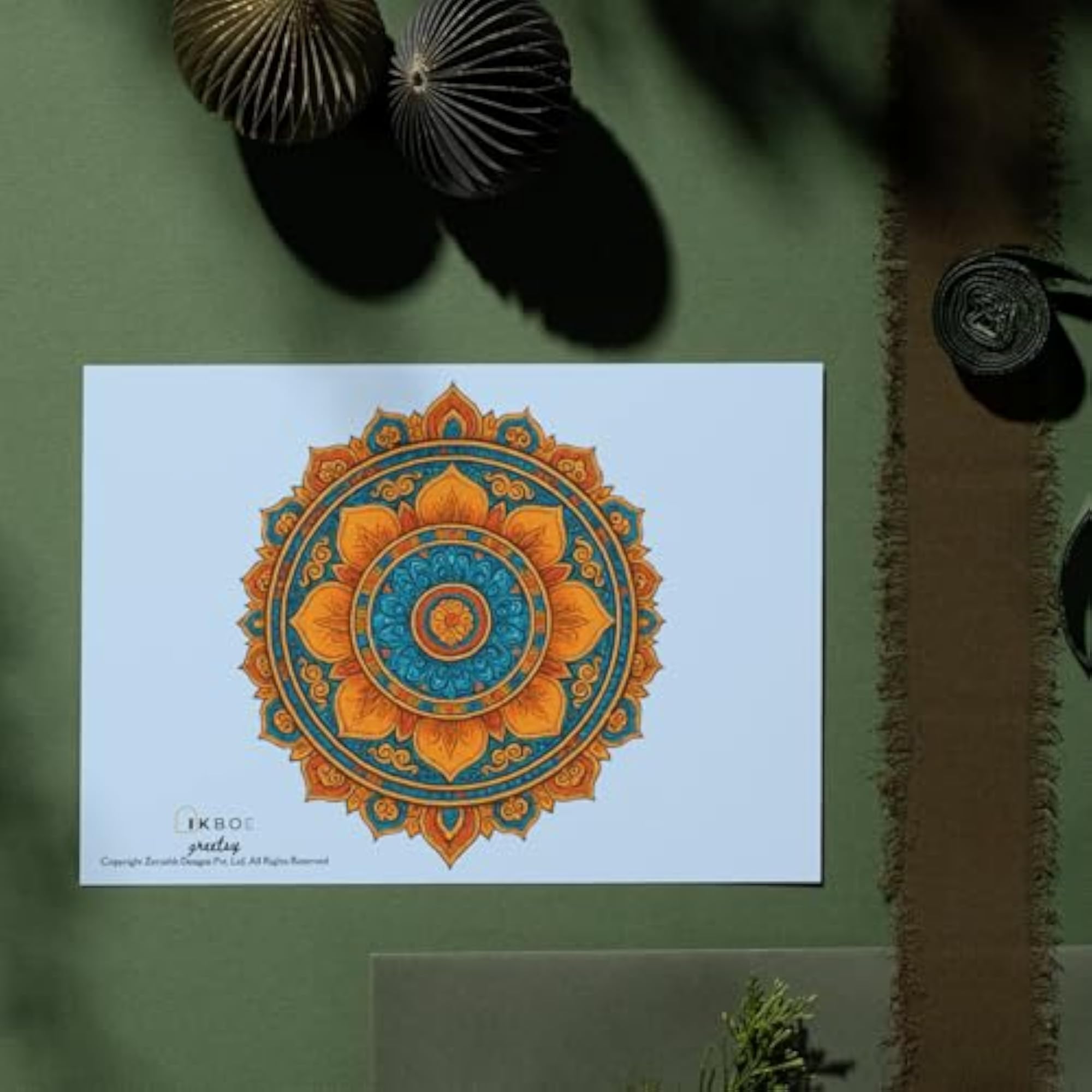 Set of 12 Floral Bloom Greeting Cards with Envelopes