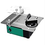 ★[Leistungsstarke Schnittfähigkeit]: Diese kleine Tischkreissäge hat eine starke Schnittfähigkeit. Es wird zum Schneiden von Kleinteilen verwendet und kann eine Vielzahl von Materialien schneiden; für unterschiedliche Materialien müssen Sie das entsprechende professionelle Sägeblatt ersetzen; das Sägeblatt wird nur getauscht Benötigen Sie einen Schritt
