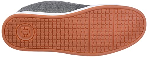 Image of DC Shoes Men's Net Skate Shoe, Grey Heather, 5