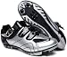 Zapatillas de ciclismo para hombres y mujeres SPD MTB ideal para ciclismo de montaña Cross Country XC bicicletas incluidas (Plata,43 UE)