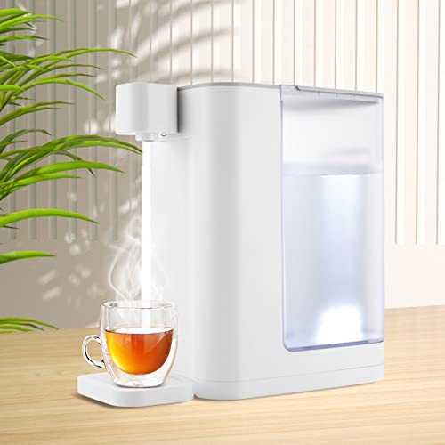Instant Hot Water Dispenser, Countertop Water Dispenser System For Quick Heating & Outputting, Adjustable 5 Temperatures & 2 Water Outputs, 102Ounce/3L Water Tank Capacity (White) #TOP2