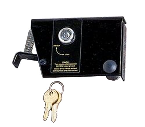 Rugged Ridge Hood Lock Kit for Jeep CJ | Steel, Black | 11252.01 | Fits 1972-1986 Jeep CJ