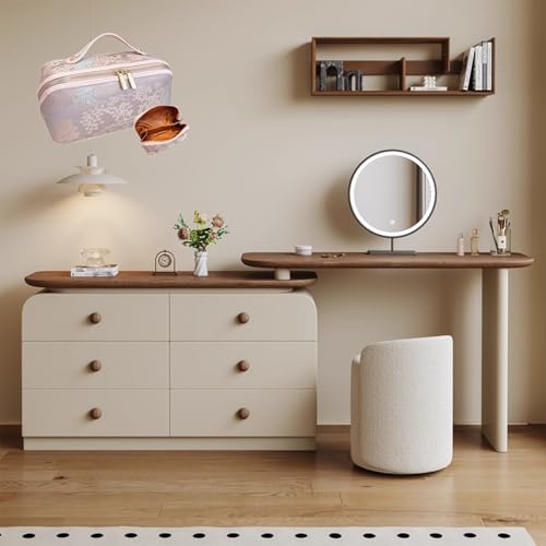 Juego de mesa de tocador con 6 cajones grandes