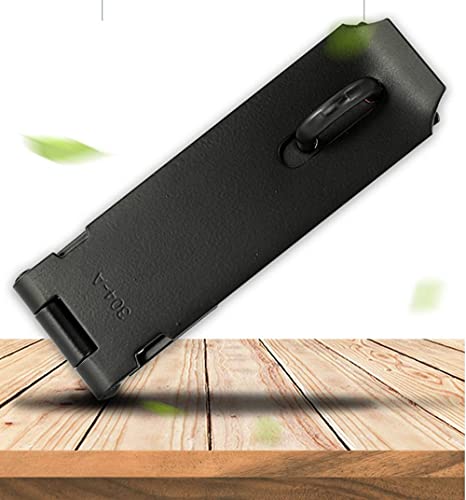 Rozekean Door Hasp Latch 5 Inch Clasp Gate Lock Latch Stainless Steel Door Bolt Latch,Black Matte Finish #TOP3