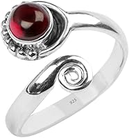 Vista 82 de Anillo de dedo del pie de piedra preciosa de plata de ley 925, joyería para el cuerpo, anillo de dedo del pie de la mano de la mano de la piedra