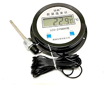 High Precision Digital Thermometer with Probe Electronic Digital Water Meter Temperature Measuring Instrument 10m Cable
