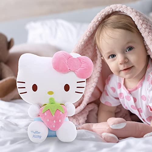 Aljura Cute Hello Kitty Plush Toys, Cute Soft Cat Plush Doll Toys, Cute Kitty Plushie Birthday Gifts For Gilrs Kids (Pink, 12 Inch) #TOP3