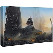 Thomas Kinkade Studios Star WarsTM The MandalorianTM - Undeterred - 10" x 14" Wrapped Canvas by Artist Monte Moore