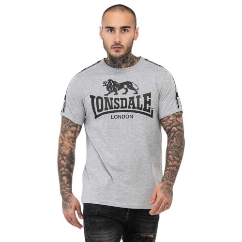 London Stour Uomo T-Shirt Grigio XL 90% Cotone 10% Viscosa Regular