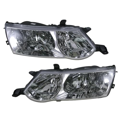 Image of TRQ 2 Piece Headlight Assembly Set Driver & Passenger Side Compatible with 2002-2003 Toyota Solara TO2502145 TO2503145