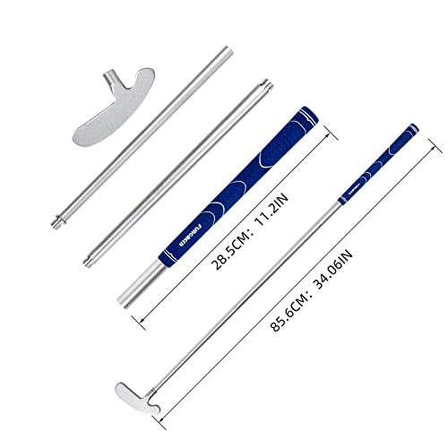 Playeagle Golf Putter, Classic Stainless Steel Mini Golf Putters Two-Way Club Putter Junior And Adults For Men Right/Left Handed-Indoor/Outdoor- 34" Length (Blue) #TOP2