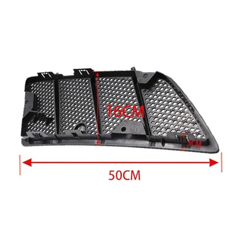 Rejilla de ventilación de capó con flujo de aire optimizado para Mercedes W164 4