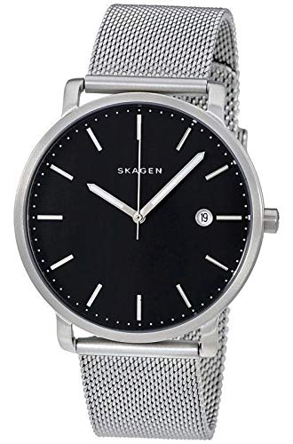 Skagen �����Y Hagen 3�j ���t �V���o�[ �X�e�����X�X�`�[�� �r���v SKW6314