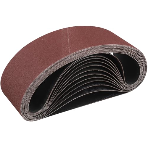 STEBRUAM Sanding Belt 75 x 457 mm,12PCS 120 Grit