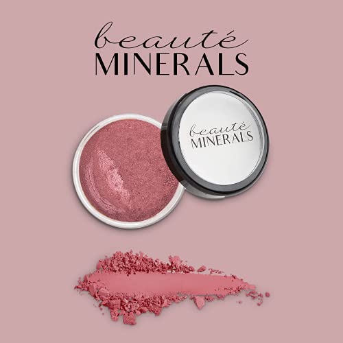 Mineral Blush Powder By Beauté Minerals | Gluten Free Pressed Powder Blush Makeup: Natural Makeup Contour, Blush And Highlighter Palette For Glowing Skin, Body Shimmer, Lip And Cheek Tint Bold Berry #TOP1