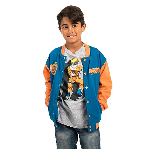 Bioworld Naruto Blue and Orange Youth Bomber Jacket3