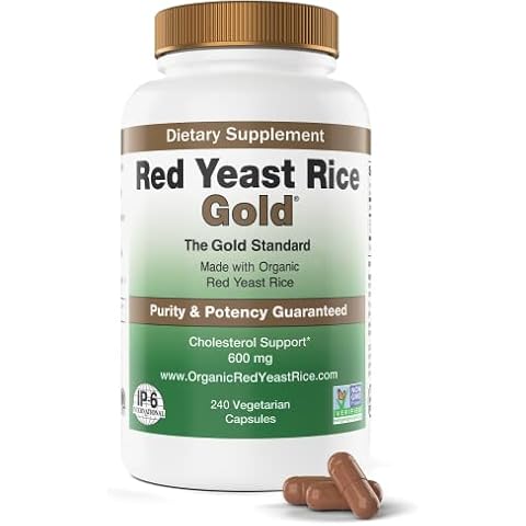 Red Yeast Rice Gold, 600mg - IP6 International Cover