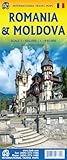 Romania/Moldova Travel Map 1:850k/445k 2026 Edition