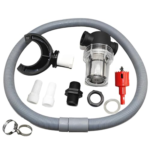 Rain Barrel Connector Kit - Downpipe Rain Collector | Diverter with Filter to Catch Rain Water, Water Collection System for Outdoor Chores