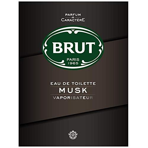 BRUT - Eau De Toilette Vaporisateur Musk 100Ml - Lot De 3 - livraison offerte