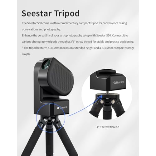 ZWO Smart Telescope AP 50/250 Seestar S50 Con Universe2go - Foto 9