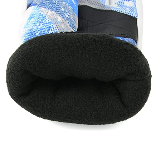 Durio Kids Snow Gloves For Girls Boys Waterproof Kids Ski Gloves Warm Winter Gloves For Kids Outdoors Black #TOP1