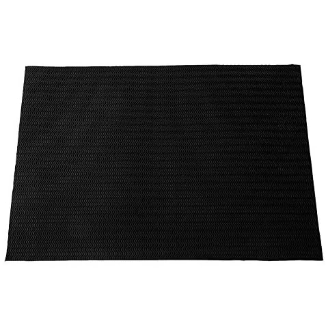 ViaGasaFamido Anti-Skid Shoe Sol Pad, Wear-Resistant Anti-Skid Shoe Sole Women/Men Cowhells Sole Pad 58cmx38cmx2.2mm(Black) Cover