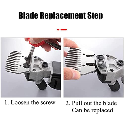 Tesouras Ovelhas Elétricas Profissionais, Tosquiadeiras Gado Elétricas Metal Para Barbear Lã De Pele