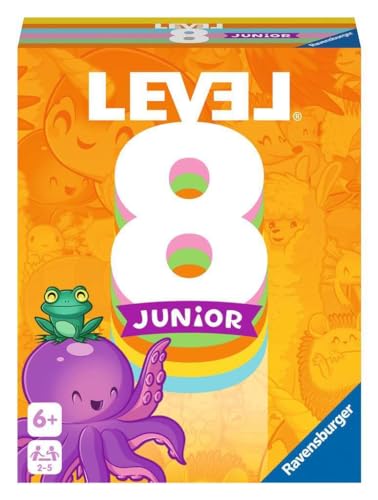 Ravensburger 20860 - Level 8 Junior, The Junior Variant of the Popular Card Game for 2-5 Players from 6 Years