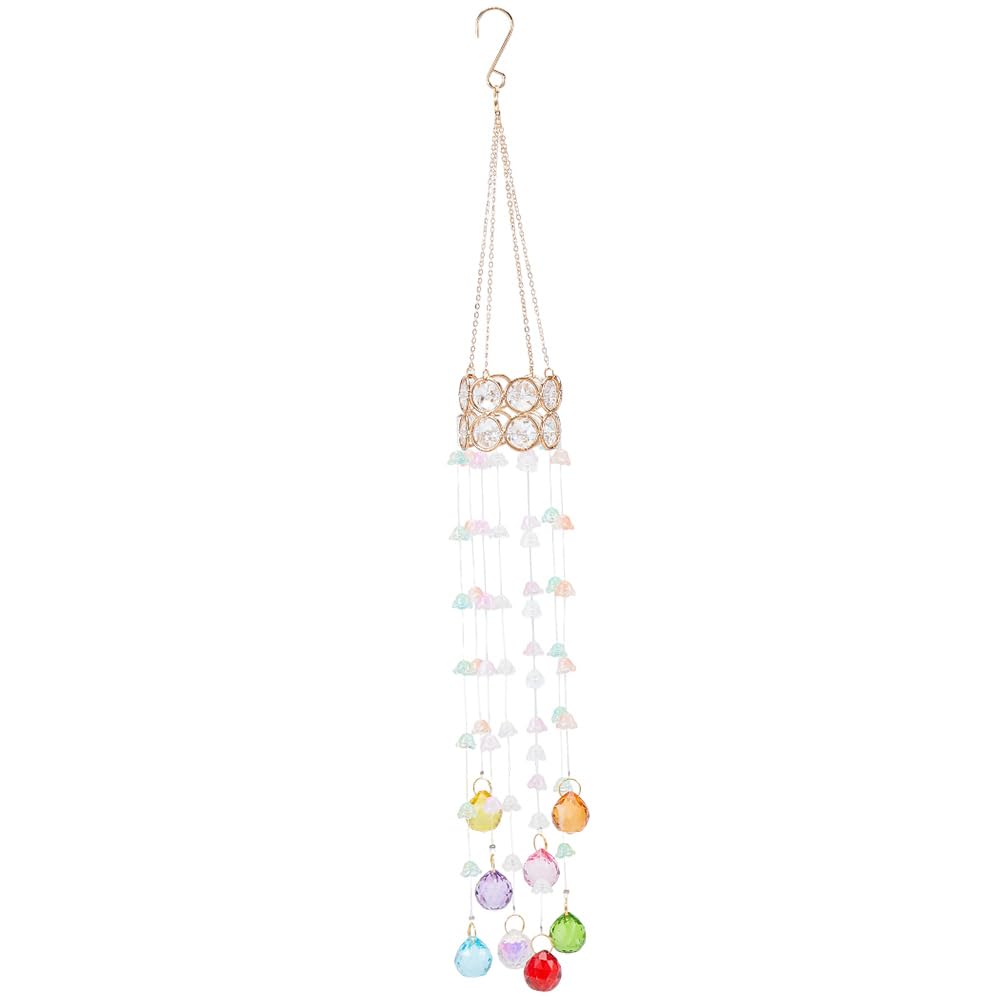 Attrape-soleil en cristal suspendre deco jardin colorée interieur
