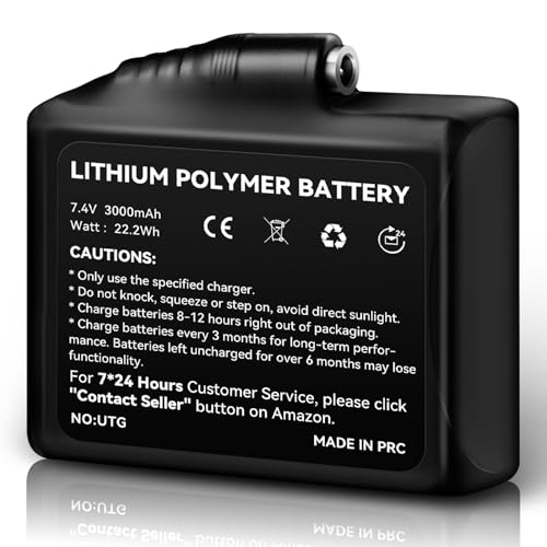 WASOTO 22.2WH 7.4V Battery Pack Rechargable Lithium Polymer Batteries for Heated Gloves Mittens Liners Socks?1-Pack?