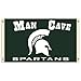 NCAA Michigan State Spartans Man Cave Flag with 4 Grommets, 3 x 5-Feet