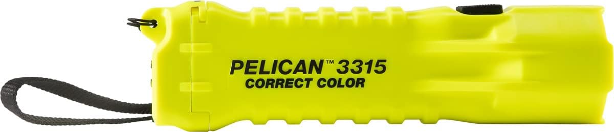 Pelican 3315CC (Correct Color) LED Flashlight - IP67 Waterproof (Yellow)