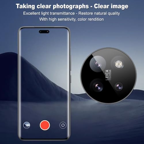 Image of 4youquality Back Camera Lens Protector Compatible with Xiaomi 14 Civi (1 Pack) | 9H Tempered Glass Camera Guard | Military-Grade Protection | Ultra Clear HD | Bubble-Free Easy Installation | Case Friendly Design