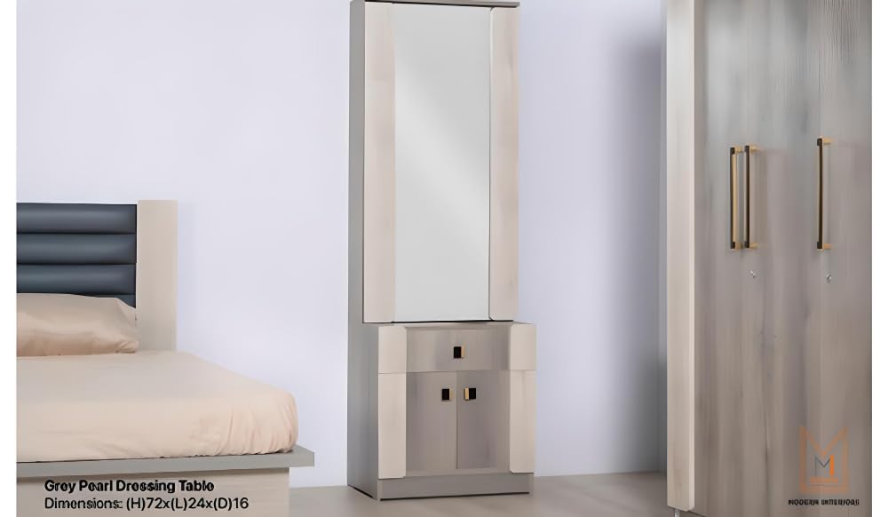 Modern Interior Grey Pearl Dressing Table-picture-10