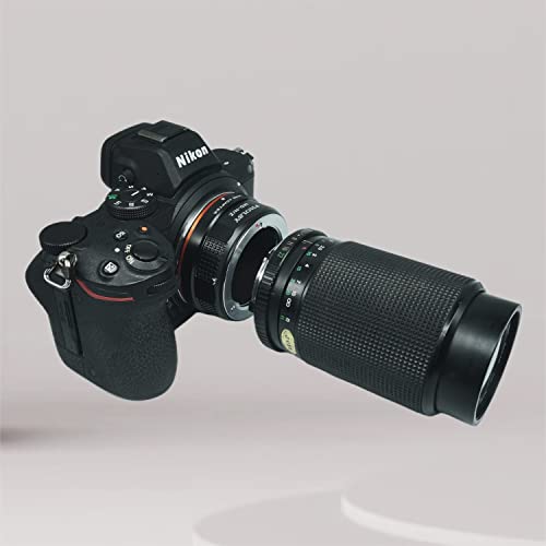 Image of PHOLSY Lens Mount Adapter Compatible with Minolta Rokkor MD /MC /SR Lens Compatible with Minolta MD to Nikon Z Mount Camera Body Compatible with Nikon Z fc, Z30, Z9, Z8, Z6II, Z7II, Z6, Z7, Z5, Z50
