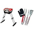 Cuisinart Petit Gourmet Portable Gas Grill (CGG-180) + Cuisinart Grilling Tool Set (CGS-134)