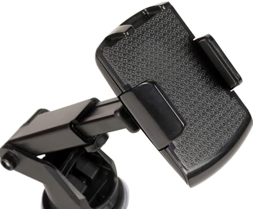 Start Porta Telefono A Gru Con Ventosa Per Vetro E Cruscotto - Regolabile, Allungabile Con Rotazione 360° - 17 Cm X 23 Cm - 2